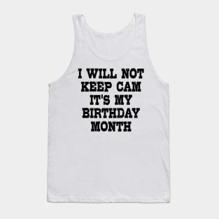 November Birthday Quote Tank Top